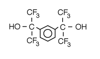 1,3-HFAB: 1,3- Bis (hexafluoro 2-hydroxy-2-propyl) benzene